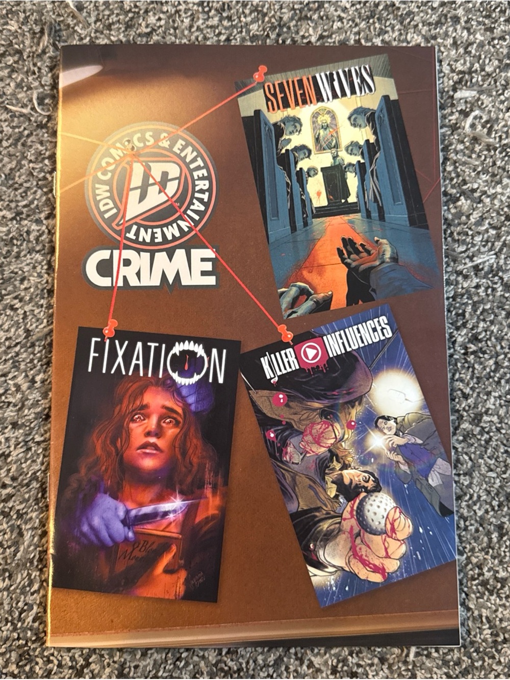 2026 SDCC Idw Booth Promo 3 in 1 Preview Comic Fixation - Seven Wives - Killer